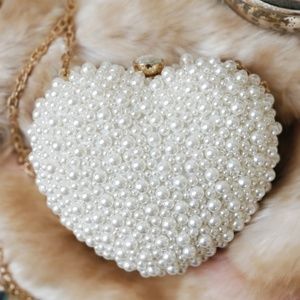 RSVP pearl heart purse